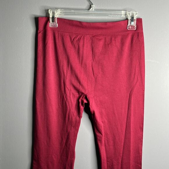 No Boundaries Maroon Leggings Size Large - Picture 4 of 6